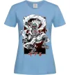 Жіноча футболка Luffy Блакитний фото