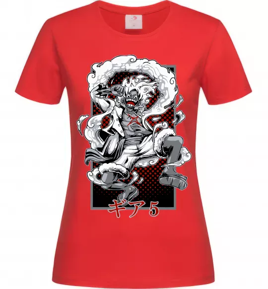 Жіноча футболка Luffy Червоний фото