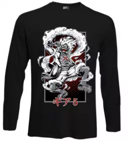 Лонгслив Luffy punch Черный фото