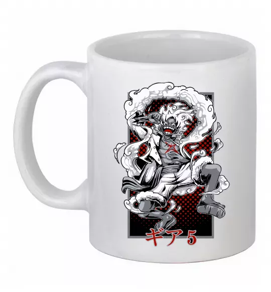 Чашка керамическая Luffy Белый фото