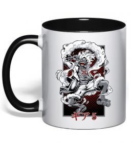 Чашка з кольоровою ручкою Luffy