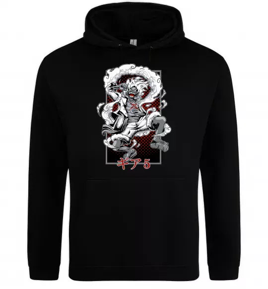 Мужская толстовка (худи) Luffy Черный фото