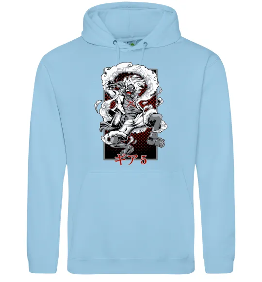 Женская толстовка (худи) Luffy Голубой фото