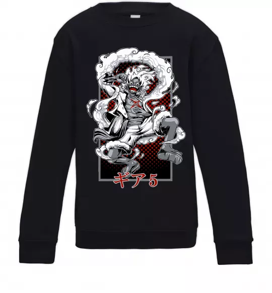 Детский Свитшот Luffy Черный фото