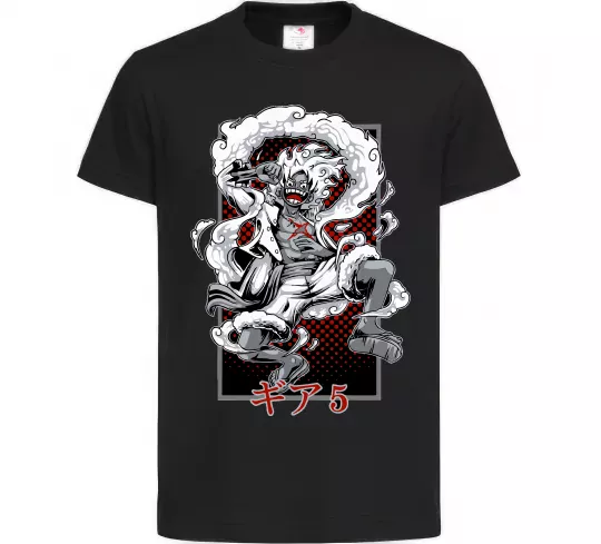 Детская футболка Luffy Черный фото