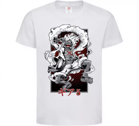 Детская футболка Luffy Белый фото