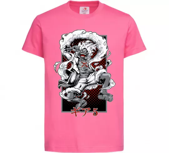 Детская футболка Luffy Ярко-розовый фото