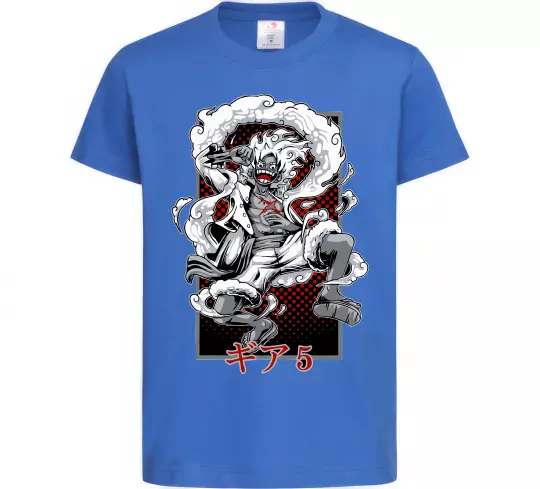 Детская футболка Luffy Ярко-синий фото