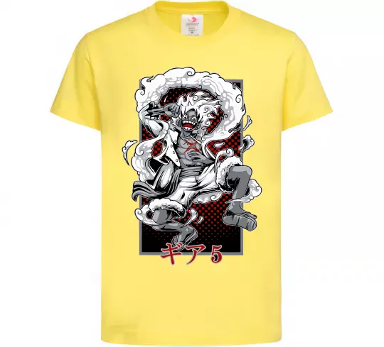 Детская футболка Luffy Лимонный фото