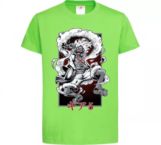 Детская футболка Luffy Лаймовый фото