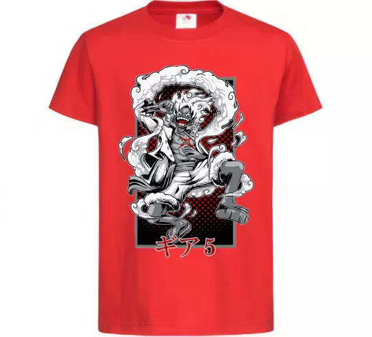 Детская футболка Luffy Красный фото