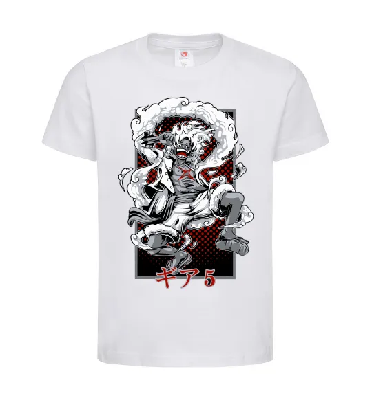 Детская футболка Luffy Белый фото