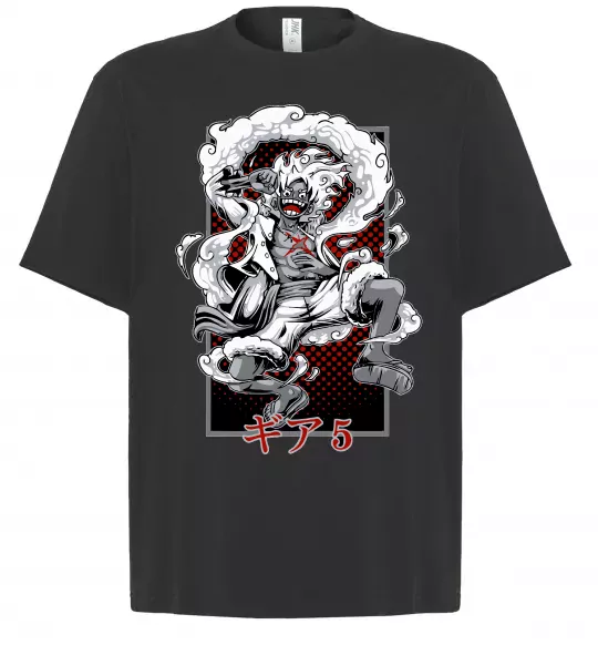 Футболка Оверсайз Luffy Черный фото