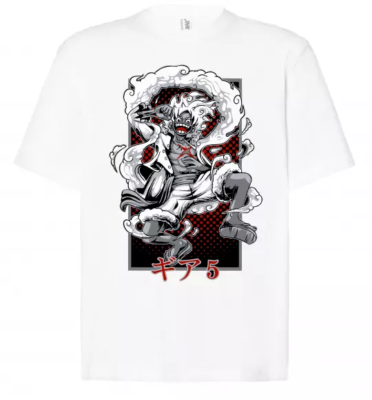 Футболка Оверсайз Luffy Белый фото