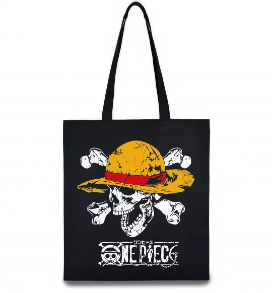 Еко-сумка Luffy One piece Чорний фото