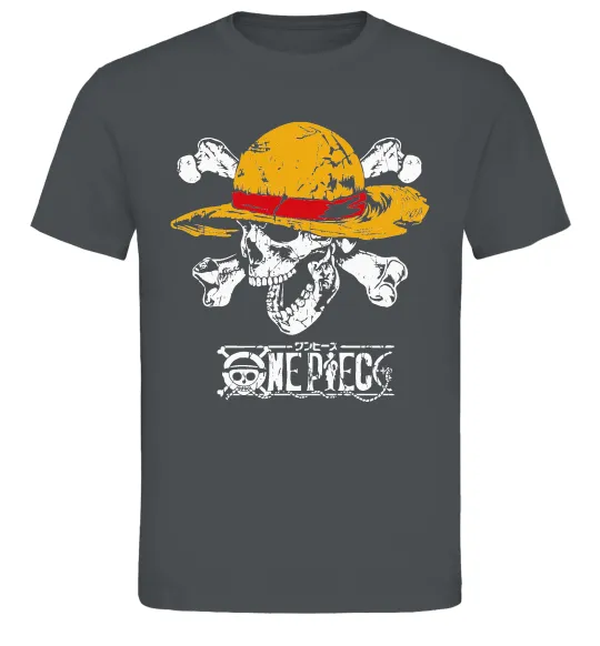 Мужская футболка Luffy One piece Графит фото
