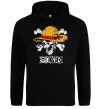 Мужская толстовка (худи) Luffy One piece Черный фото