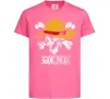 Детская футболка Luffy One piece Ярко-розовый фото