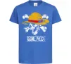 Детская футболка Luffy One piece Ярко-синий фото