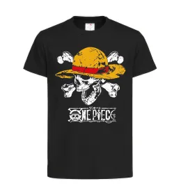 Детская футболка Luffy One piece Черный фото