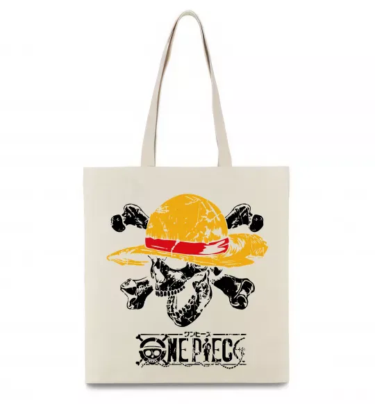 Еко-сумка Luffy One piece Бежевий фото
