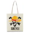 Еко-сумка Luffy One piece Бежевий фото