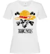 Жіноча футболка Luffy One piece Білий фото