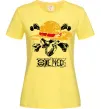 Жіноча футболка Luffy One piece Лимонний фото