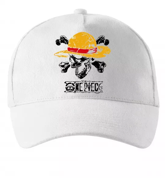 Кепка Luffy One piece Білий фото