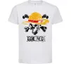 Детская футболка Luffy One piece Белый фото