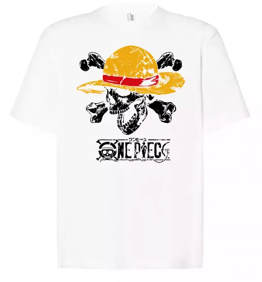 Футболка Оверсайз Luffy One piece Белый фото