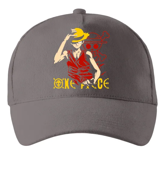 Кепка One piece Luffy Серый фото