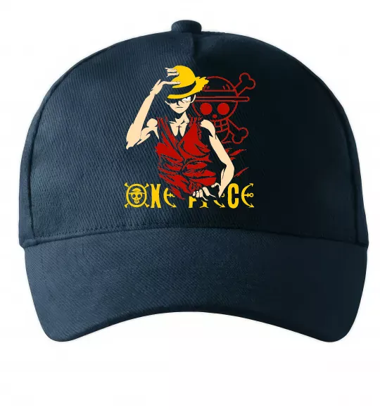 Кепка One piece Luffy Темно-синій фото