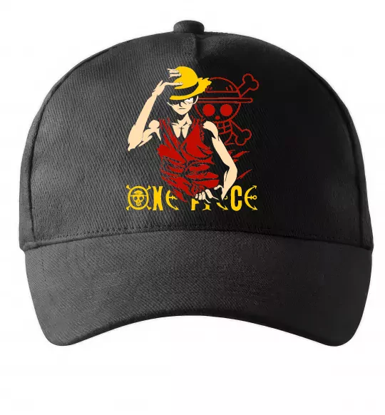 Кепка One piece Luffy Чорний фото