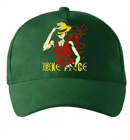 Кепка One piece Luffy Темно-зелений фото