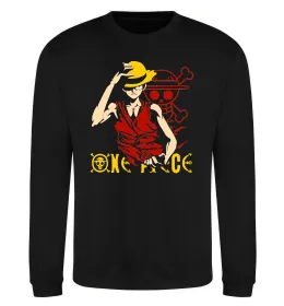 Свитшот One piece Luffy Черный фото