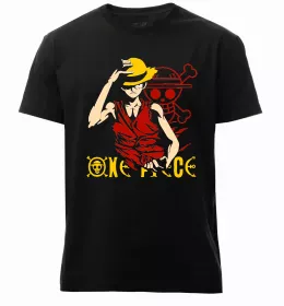 Мужская премиум футболка One piece Зоро Черный фото