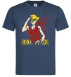 Мужская футболка One piece Luffy Темно-синий Мужская футболка One piece Luffy Темно-синий фото