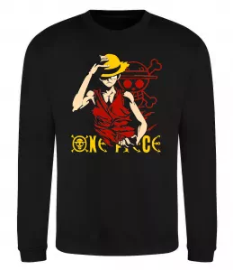 Свитшот One piece лого Белый фото