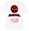 Футболка Оверсайз Deadpool the merc with a mouth Белый фото