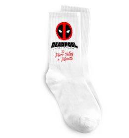 Носки Deadpool the merc with a mouth Носки Deadpool the merc with a mouth