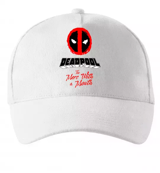 Кепка Deadpool the merc with a mouth Белый фото