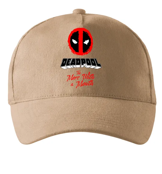 Кепка Deadpool the merc with a mouth Пісочний фото