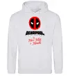 Чоловіча толстовка (худі) Deadpool the merc with a mouth Сірий меланж фото