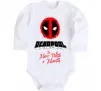 Детский боди Deadpool the merc with a mouth Белый фото