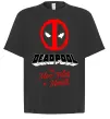Футболка Оверсайз Deadpool the merc with a mouth Черный фото