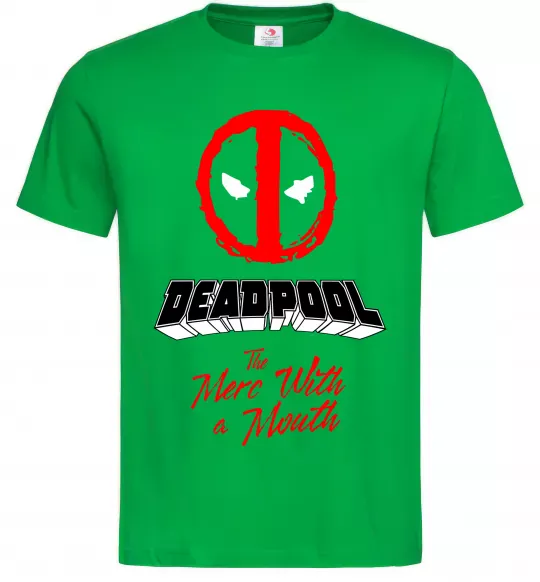 Чоловіча футболка Deadpool the merc with a mouth Зелений фото