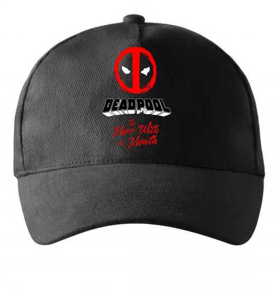 Кепка Deadpool the merc with a mouth Черный фото