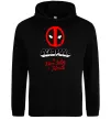 Чоловіча толстовка (худі) Deadpool the merc with a mouth Чорний фото