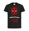 Детская футболка Deadpool the merc with a mouth Черный фото